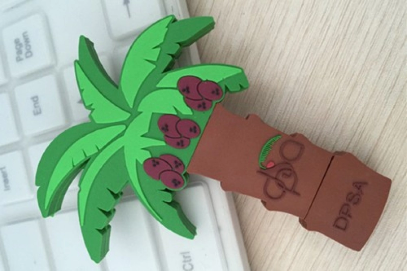 Memoria USB en PVC 2D diseño Arbol