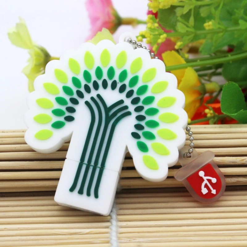 Memoria USB en PVC 2D diseño Arbol