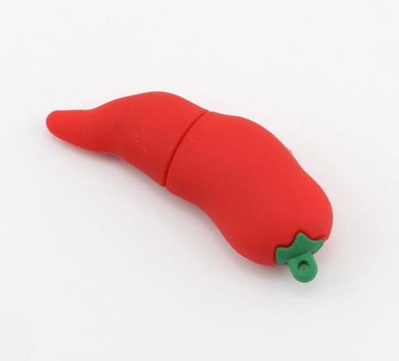 Memoria USB en PVC 3D diseño Ají Rojo