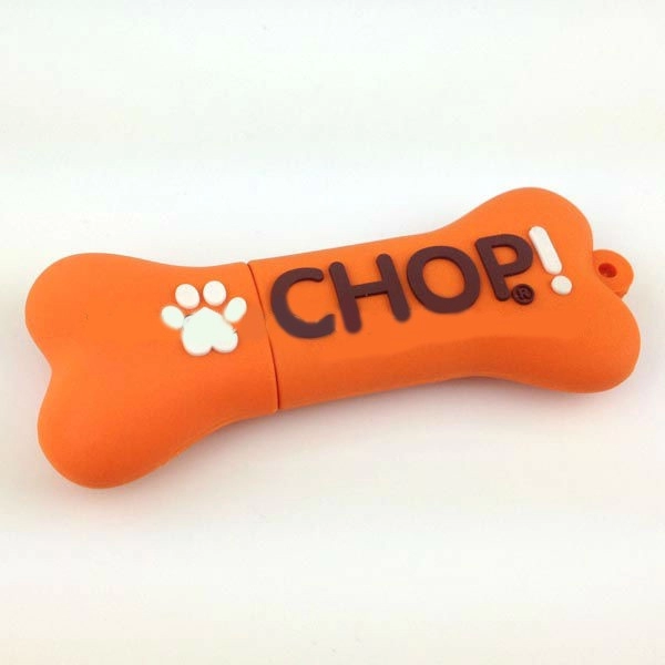 Memoria USB en PVC 2D diseño Hueso