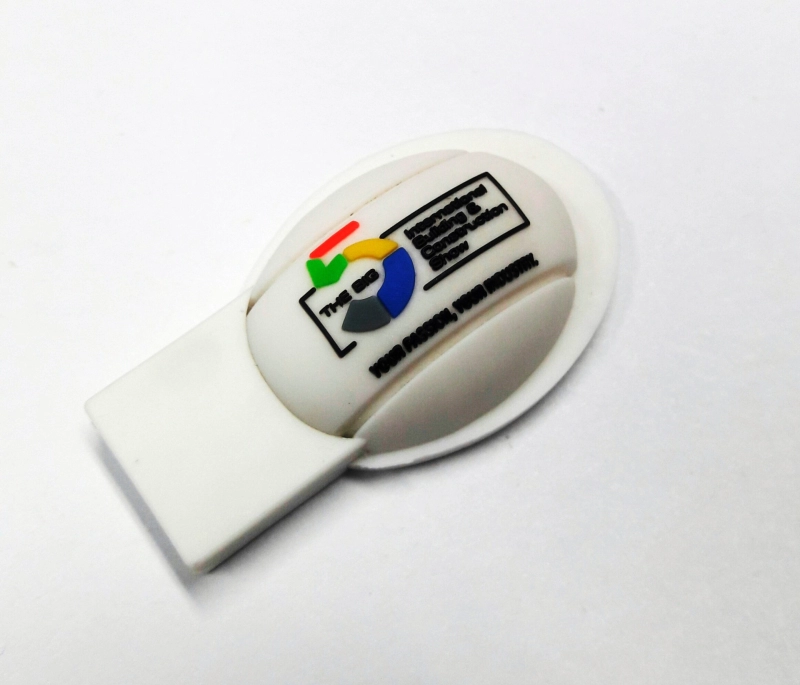 Memoria USB en PVC 3D diseño Casco de Construccion