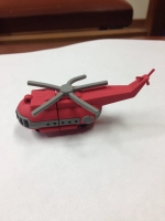Memoria USB en PVC 3D diseño Helicoptero