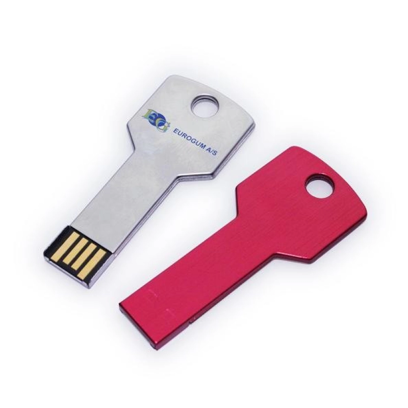 Memoria USB metalica diseño Llave