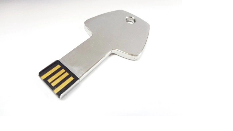 Memoria USB metalica diseño Llave