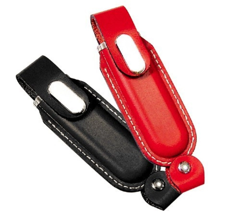 Memoria USB en Cuero y Metal