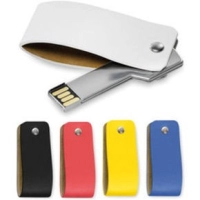 Memoria USB en Cuero y Metal en forma de llave