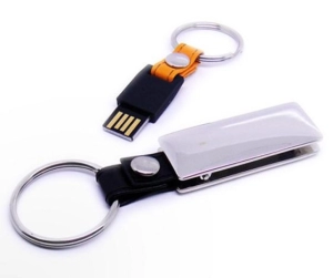Memoria USB en Cuero y Metal