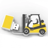 Memoria USB en PVC 2D diseño Montacarga