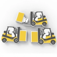 Memoria USB en PVC 2D diseño Montacarga