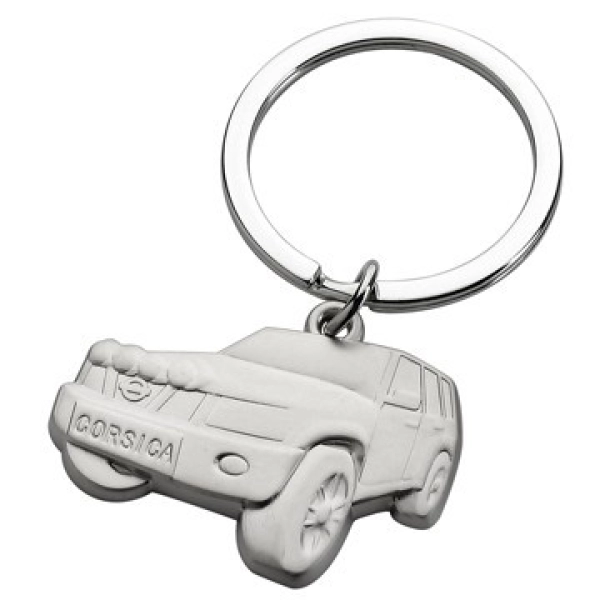 Llavero Metalico en forma de Jeep