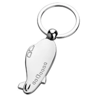 Llavero Metalico en forma de Avion