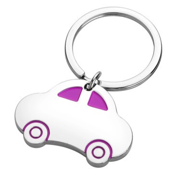 Llavero Metalico en forma de Carro