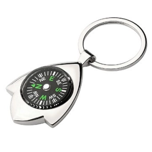 Llavero Metalico con Brujula.