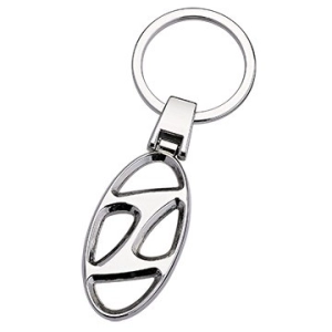 Llavero Metalico Ovalado