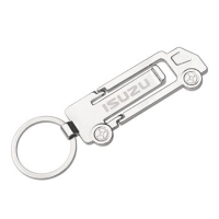 Llavero Metalico en forma de Camion con Stand para Celular