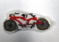 Memoria USB en PVC 2D diseño Bicicicleta