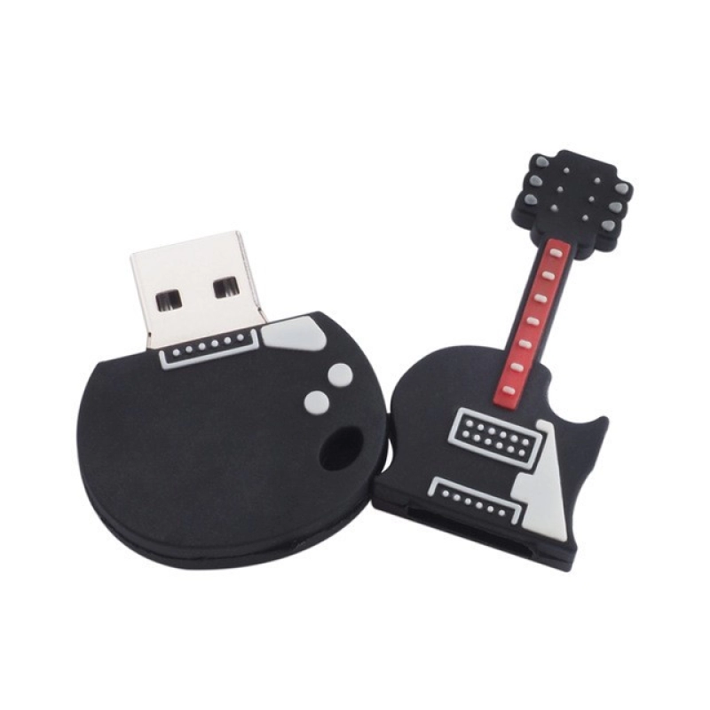 Memoria USB PVC 2D forma de Guitarra