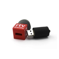 Memoria USB PVC 3D forma de Microfono