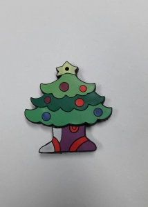 Memoria USB en PVC 2D diseño Arbolito Navideño
