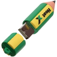 Memoria USB en PVC 2D diseño Lapiz