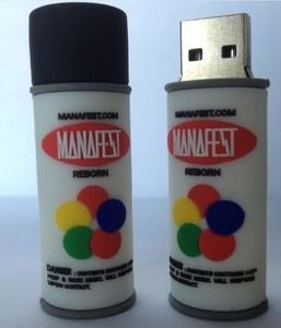 Memoria USB en PVC 3D diseño Atomizador