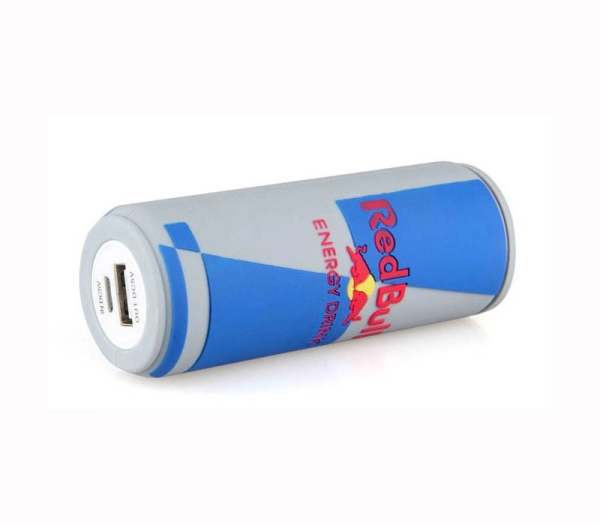 Cargador Power Bank en PVC en 3D en diseño especial de Bebida