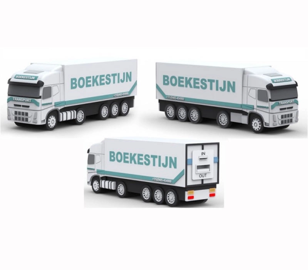 Cargador Power Bank en PVC en 3D en diseño especial de Camion