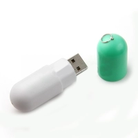 Memoria USB plastica en forma de Capsula