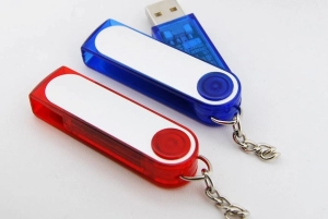 Memoria USB plastica giratoria