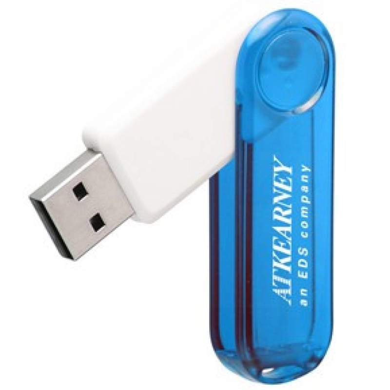 Memoria USB plastica giratoria