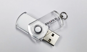 Memoria USB plastica giratoria