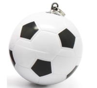 Memoria USB plastica en 3D en forma de balon de futbol