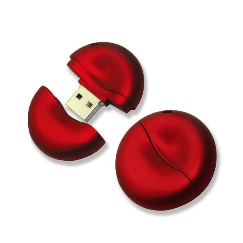 Memoria USB plastica redonda
