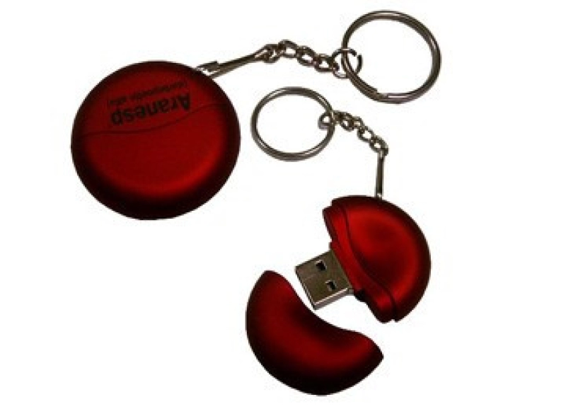 Memoria USB plastica redonda