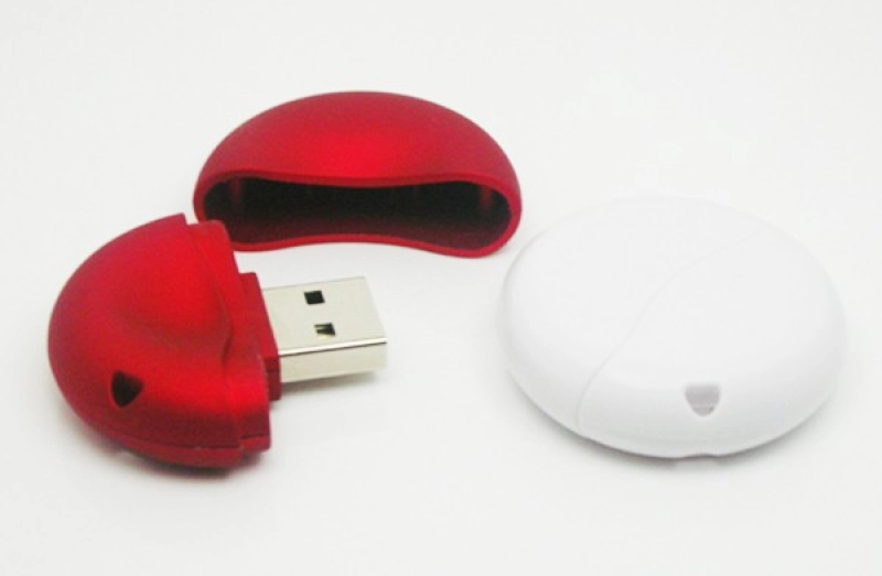 Memoria USB plastica redonda