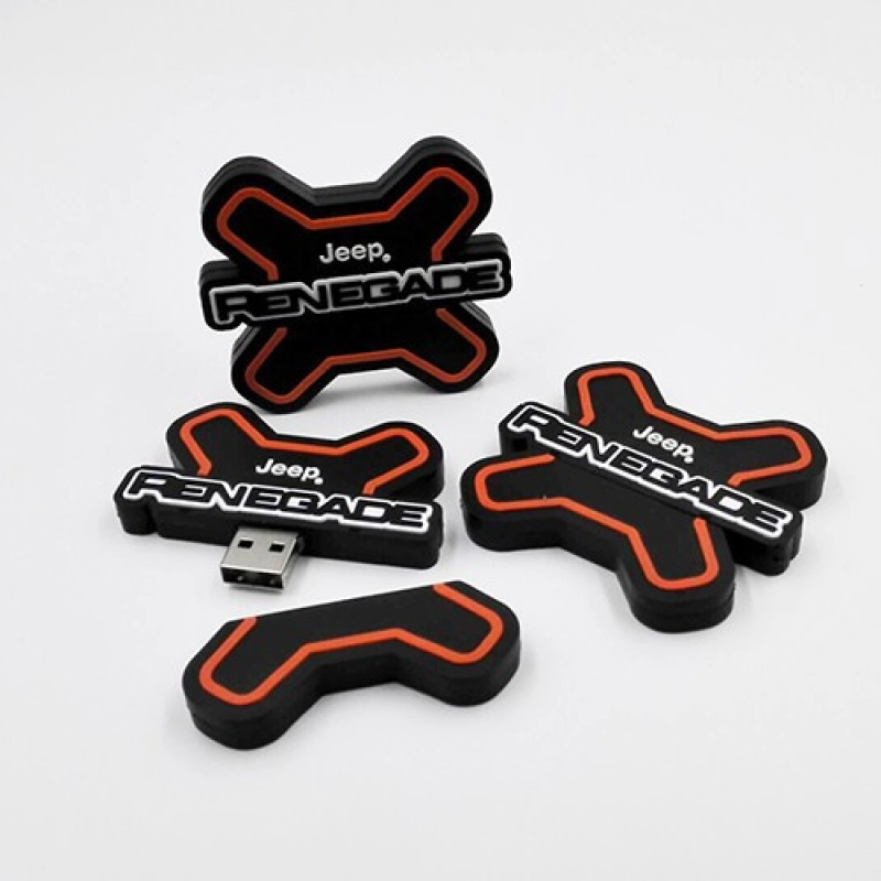 Memoria USB PVC 2D diseño logo Renegade