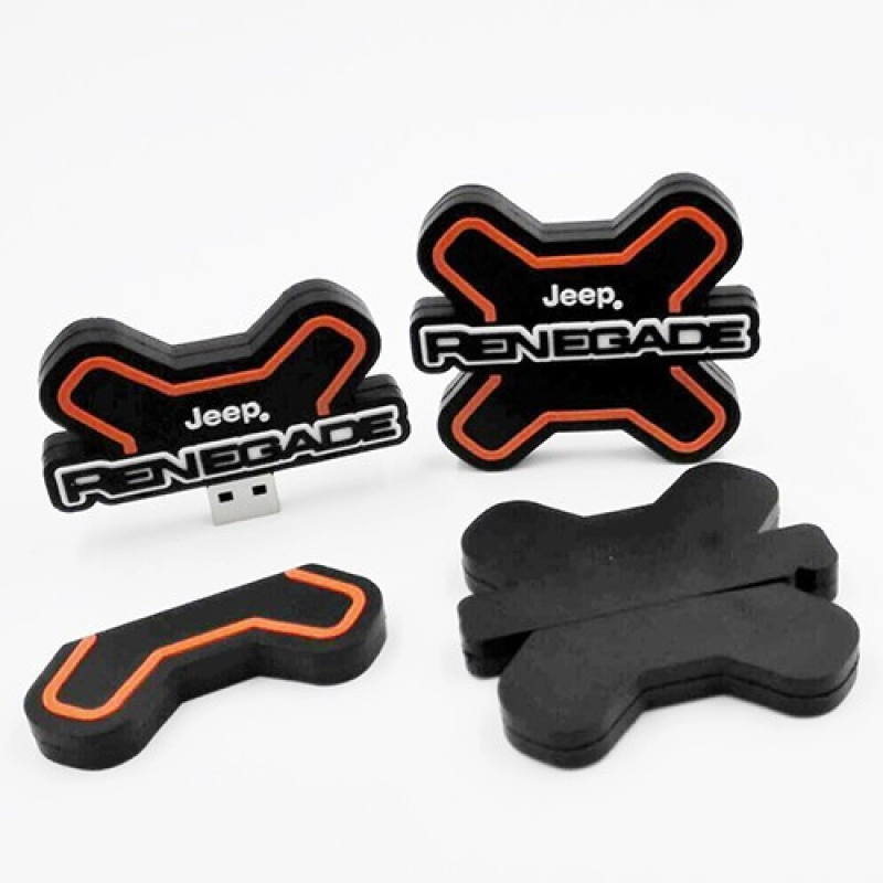 Memoria USB PVC 2D diseño logo Renegade