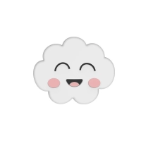 Parlantes Bluetooth en PVC 3D en forma de Nube