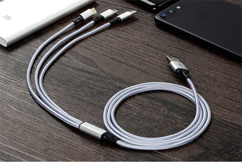 Cable Multiconector x 3 para Cargar Celulares