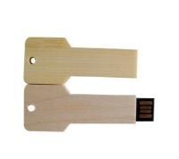 Memoria USB en madera en forma de Llave