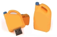Memoria USB PVC 2D diseño Tarro de Aceite