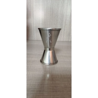 Copita Jigger 2 lados, metalica, para servir licores, con capacidad 30 y 60 ml, en acero inox