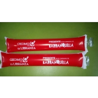 Golpeador en Polietileno calibre 2.5, color blanco, de 11 cm de ancho x 54 cmts de largo