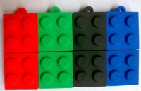 Memoria USB en PVC 2D diseño Ficha de Lego