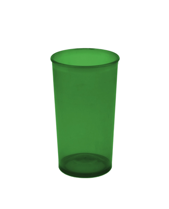 Vaso Redondo 10 onzas, 295 ml, 11.8 x 6.9 cmts, en Poliestireno Cristal