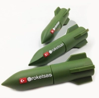 Memoria USB en PVC 3D diseño Cohete