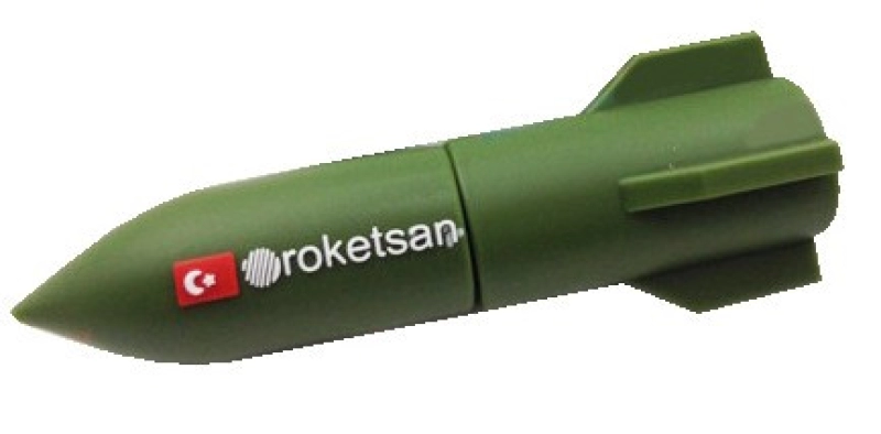 Memoria USB en PVC 3D diseño Cohete