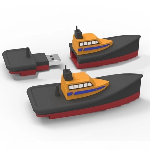 Memoria USB en PVC 3D diseño Lancha Piloto
