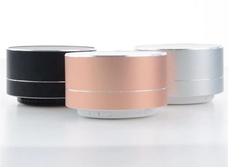 Parlante Bluetooth 3.0 Metalico, 68 x 52 mm,  peso 90 gramos