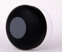 Parlante Bluetooth Waterproof con chupa para ducha, tamaño 80x80x45 mm